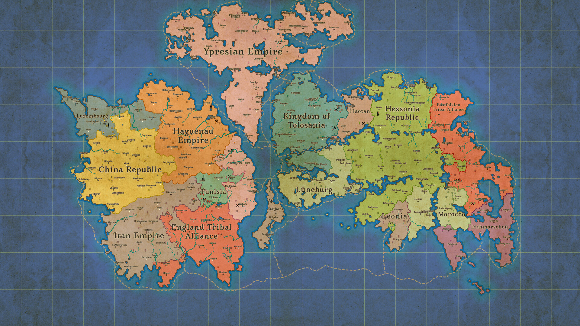 架空地图