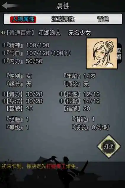 放置江湖先天属性要怎么加点