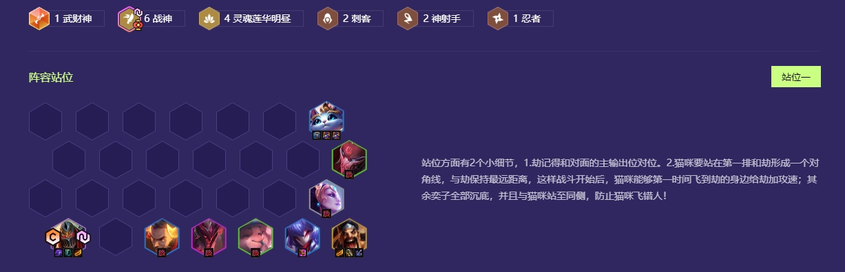 金铲铲之战天选福星战神劫阵容怎么搭配